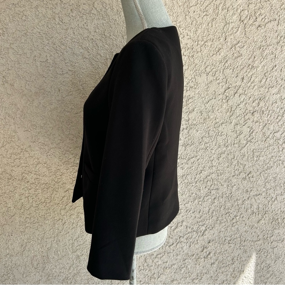 Philosophy Solid Black Blazer Classy Jacket - Siz… - image 2